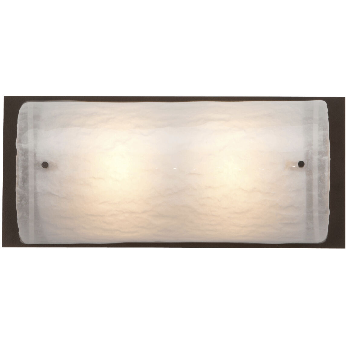 Textured Glass 2 Light 13.50 inch Bathroom Vanity Light